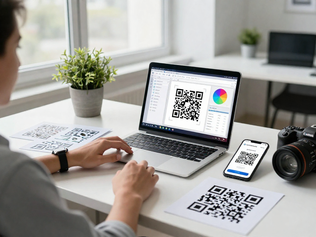 Dynamic QR Code Generator Canada workspace showcasing innovation and creativity.